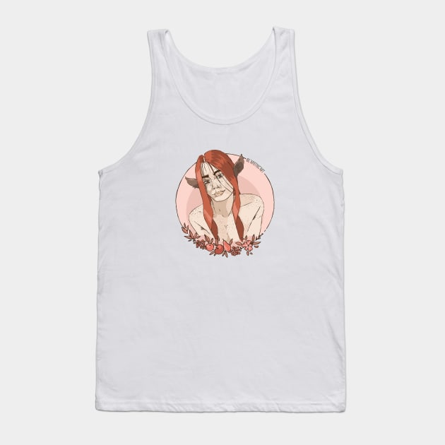 Celtic Goddess Epona (redhair) Tank Top by L'Apothic'Art